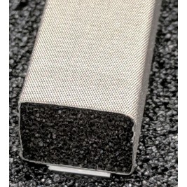 410-0127-0095SFG Fabric Over Foam Soft EMI Shielding Gasket Rectangle Shape 12.7mm x 9.5mm (WxH)