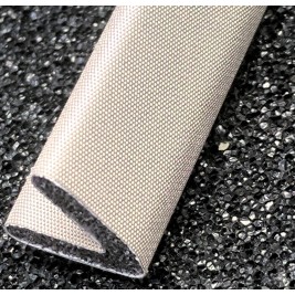 450-0100-0100SFG Fabric Over Foam Conductive Gasket V Shape 10.0mm x 10.0mm (WxH)